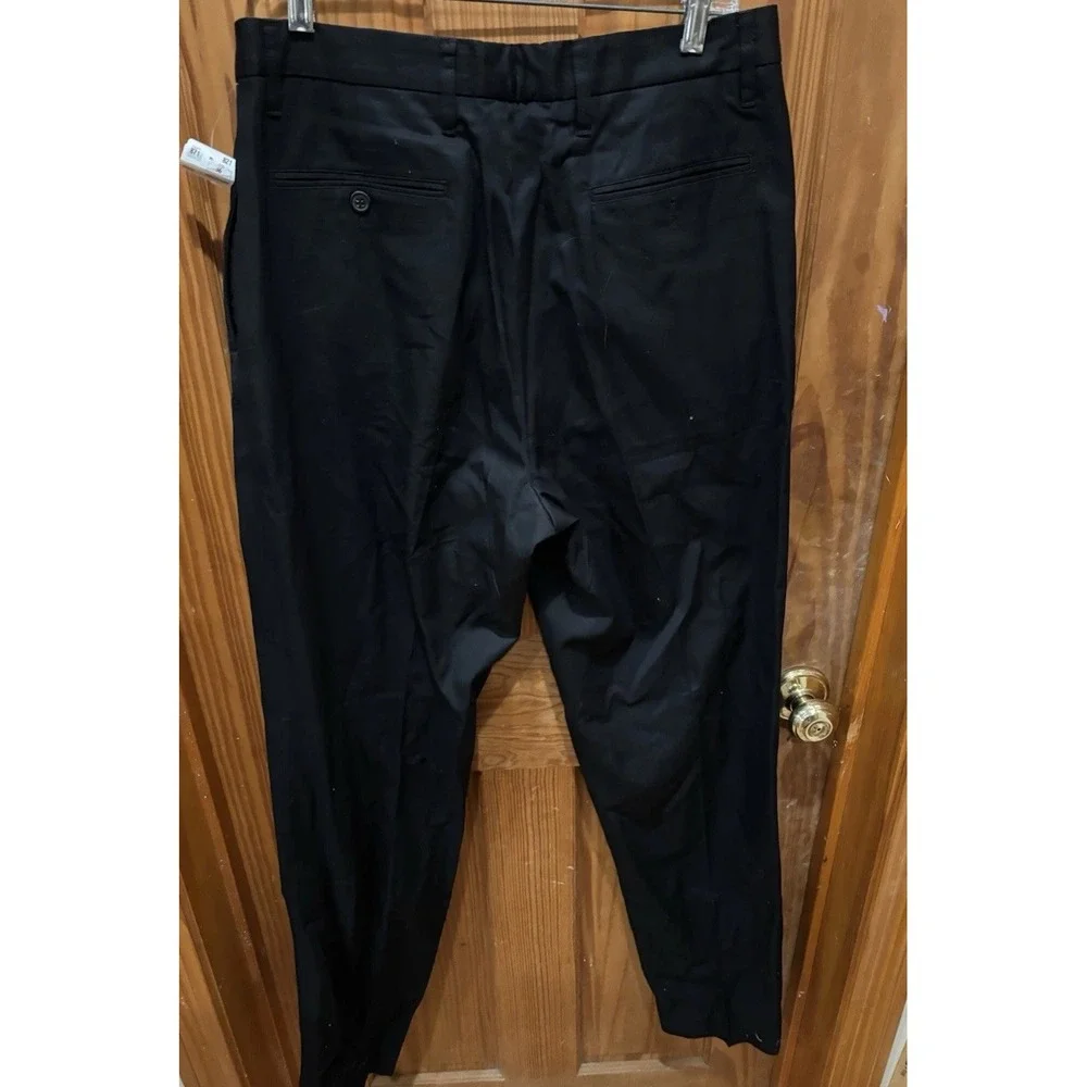 NWT BCBG Max Azria Men's Black Dress Pants Trousers 36x34